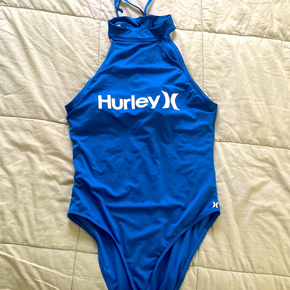 Hurley women blue bathing suit